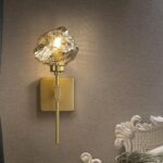 Brass Stone Wall Lamp - Image 3