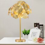 Gold Capiz Table Lamp - Image 2