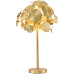 Gold Capiz Table Lamp
