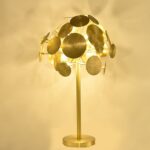 Gold Capiz Table Lamp - Image 5