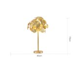 Gold Capiz Table Lamp - Image 6