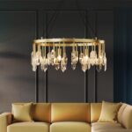Sphetic Quartz Chandelier