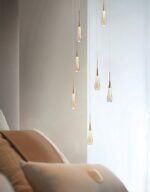Crystal Waterdrop Pendant Lighting - Image 4