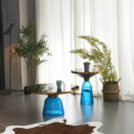 Gold Bell Glass Table - Image 6