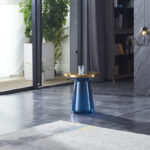 Gold Bell Glass Table - Image 4