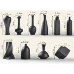 Black Tribute Vases - Image 7