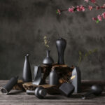 Black Tribute Vases