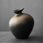 Glazed Japanese Black Porcelain Antique