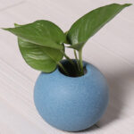 Round Blue Vases - Image 4