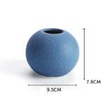 Round Blue Vases - Image 9