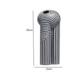 Mackenzie Stripes Art Vase - Image 4