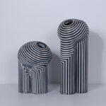 Mackenzie Stripes Art Vase