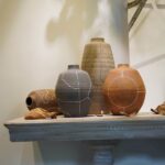 Gnarly Hand-painted Line Pottery