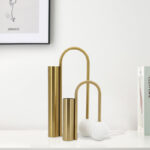 Marble Wrought Iron Vase