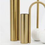 Marble Wrought Iron Vase - Image 5