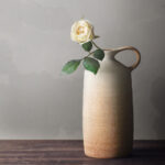 Handmade Rough Pottery Vase - Image 3