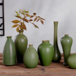 Gohobi Green Vase Ceramic Pot