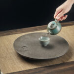 Eternal Flame Round Tea Tray