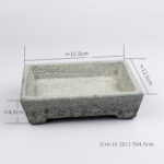 Flowerpot Natural Stone Plate - Image 3