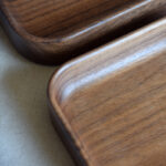 Black Walnut Wooden Fruit Plate Wood Dessert Plates - Image 4