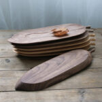 Nature's Art Handmade Leaves Solid Wood Tray