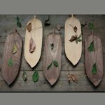 Nature's Art Handmade Leaves Solid Wood Tray - Image 8