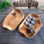 Organic Oasis Unique Handmade Natural Wooden Plat