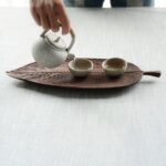 Wooden Leaf Tray Fruit Snake And Dessert - Image 8