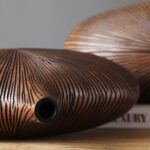 Stripe Waves Floral Vase - Image 2