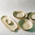 Tableware Set Vintage Dish Bowl Plate - Image 6