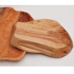 Sculptural Solid Wood Fruit Bowl - Image 6