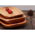 Sculptural Solid Wood Fruit Bowl - Image 2