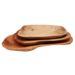 Sculptural Solid Wood Fruit Bowl - Image 3
