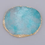 Imitation Agate Plate Jewelry Display Pad Coaster