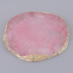 Imitation Agate Plate Jewelry Display Pad Coaster - Image 3