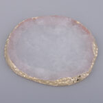 Imitation Agate Plate Jewelry Display Pad Coaster - Image 4