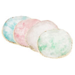 Imitation Agate Plate Jewelry Display Pad Coaster - Image 6