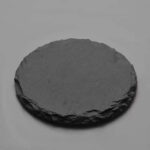 Round Natural Stone Plates Slate Coasters - Image 6