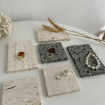 Natural Stone Pallet Creative Jewelry Display - Image 2