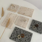 Natural Stone Pallet Creative Jewelry Display - Image 3