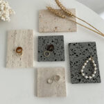 Natural Stone Pallet Creative Jewelry Display