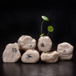 Creative Hand-painted Stoneware Vase