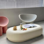 Oval Effortless Mid-ancient Table