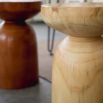 Elegant Essentials Tree Stump Stool Table - Image 2