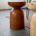 Elegant Essentials Tree Stump Stool Table - Image 5