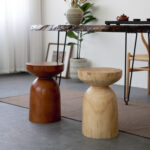 Elegant Essentials Tree Stump Stool Table