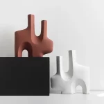 Tessellated Treasures: Geometric Stoneware Ornaments in Earthy Tones - Image 13