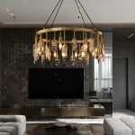 Sphetic Quartz Chandelier - Image 4