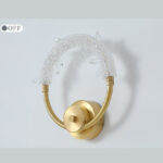 Crystal Cluster Ring Wall Lamp - Image 9