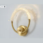 Crystal Cluster Ring Wall Lamp - Image 10